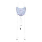 Dong Cropped Reversible Apron Top Periwinkle/Pink