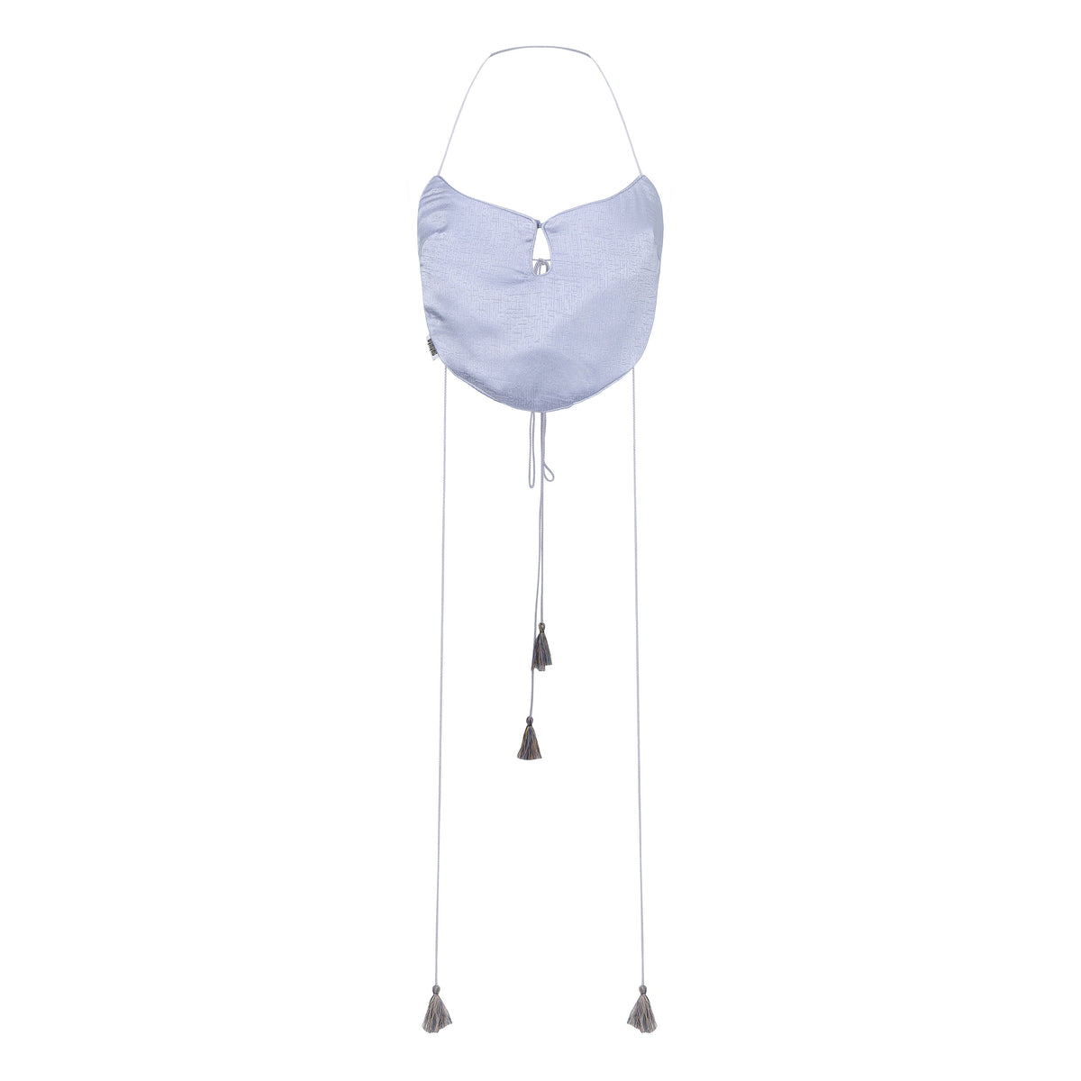 Dong Cropped Reversible Apron Top Periwinkle/Pink