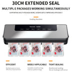 65Kpa Vacuum Sealer Machine Food Saver Wet Dry Automatic w/50 Bags Commercial