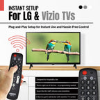 Anderic RRH100 2-Device Universal Remote Control for Hospitality TVs and Cable/Satellite/STB Boxes with Learning