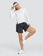 FRIDAY LONG SLEEVE TOP - CHALK WHITE
