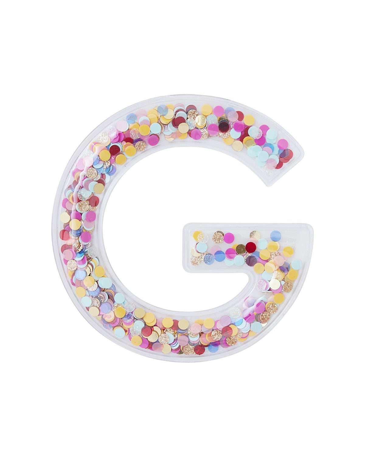 Confetti Letter Stickers - Adhesive Patches