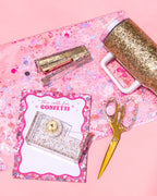 Confetti Injected Acrylic Scissors