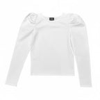 AA White Puff Sleeve Cotton Top