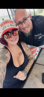 Red, White and Hair Color Snapback
