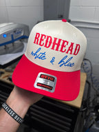 Red, White and Hair Color Snapback