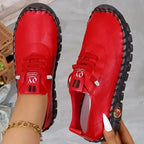 Women Sneakers 2025 New Designer Shoes Loafers Soft-soled Roman Breathable Outdoor Women Retro Big Size Single Shoes for Women