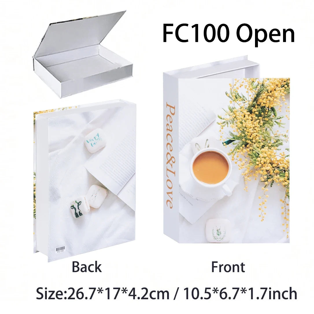 Luxury Fake Books Home Decoration Accessories for Living Room Fashion Fake Book Storage Box Simple Nordic Coffee Table Books