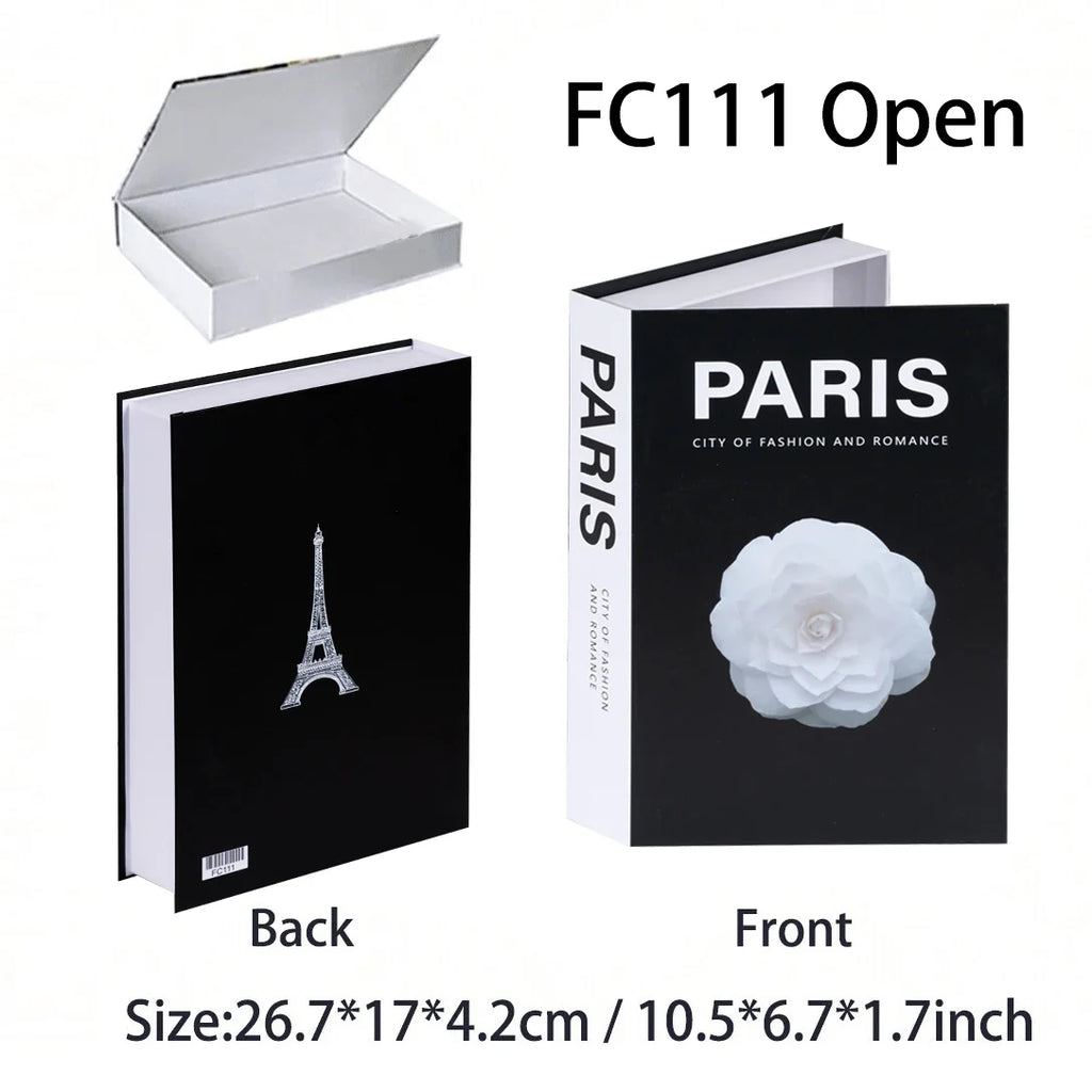 Luxury Fake Books Home Decoration Accessories for Living Room Fashion Fake Book Storage Box Simple Nordic Coffee Table Books