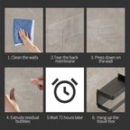 Plastic Toilet Paper Holder Storage Rack Bathroom Towel Placement of Seasoning bottles Bathroom Wall Roll of Paper Phone Storage