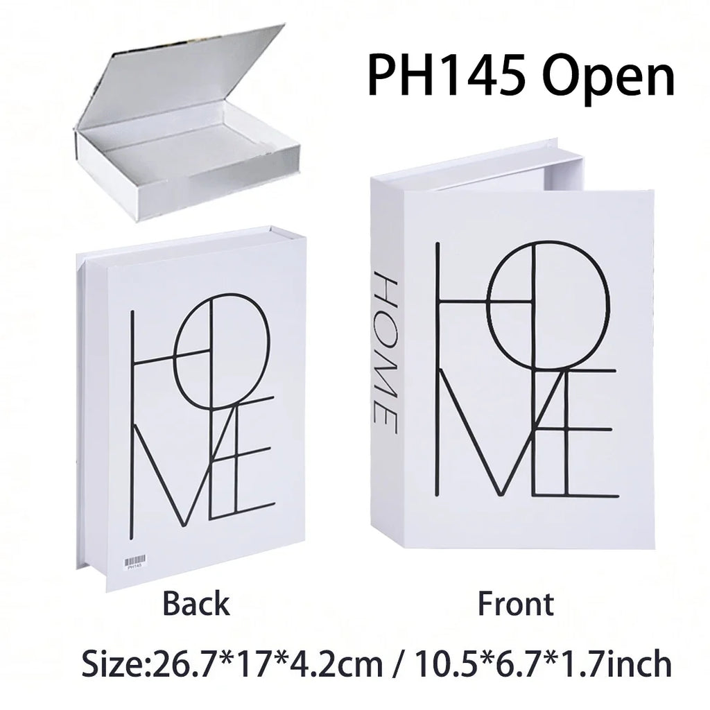 Luxury Fake Books Home Decoration Accessories for Living Room Fashion Fake Book Storage Box Simple Nordic Coffee Table Books