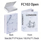 Luxury Fake Books Home Decoration Accessories for Living Room Fashion Fake Book Storage Box Simple Nordic Coffee Table Books
