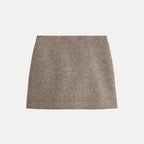Women's  A-Line Midi Skirt Brown