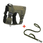 Tactical Military Vest Pet German Shepherd Golden Retriever Tactical Training Dog Harness and Leash Set For All Breeds Dogs
