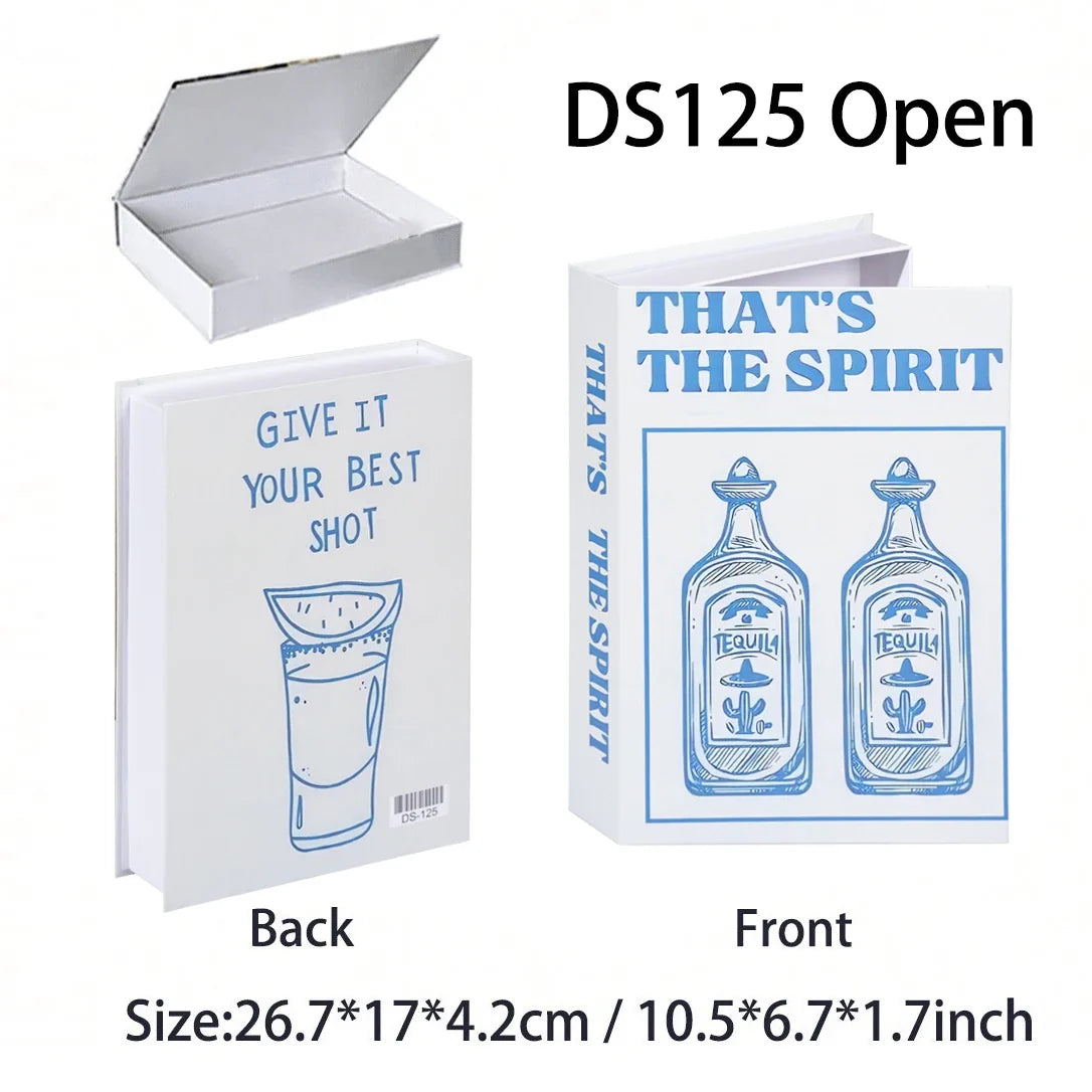 Luxury Fake Books Home Decoration Accessories for Living Room Fashion Fake Book Storage Box Simple Nordic Coffee Table Books