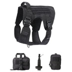 Tactical Military Vest Pet German Shepherd Golden Retriever Tactical Training Dog Harness and Leash Set For All Breeds Dogs