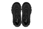 CALTO - S5282 - 2.6 Inches Taller (Jet Black/Onyx Sole) - Chunky Sole Sporty Sneakers