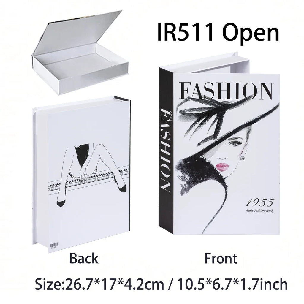 Luxury Fake Books Home Decoration Accessories for Living Room Fashion Fake Book Storage Box Simple Nordic Coffee Table Books