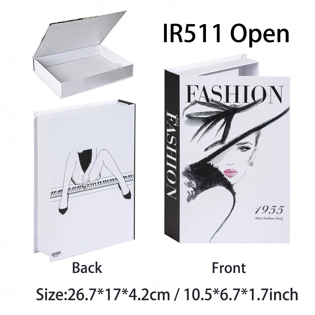 Luxury Fake Books Home Decoration Accessories for Living Room Fashion Fake Book Storage Box Simple Nordic Coffee Table Books