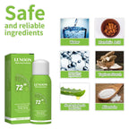 LUNOON Whole Body Deodorant Spray 100ml - Multi-Use for Underarms, Feet & More, 72-Hour Odor Control & Freshness