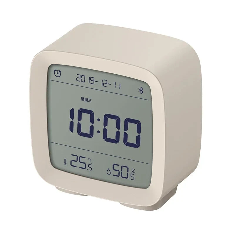 Qingping Bluetooth Digital Thermometer Temperature Humidity Monitoring Night Light Alarm Clock Work With Mijia App 3colors