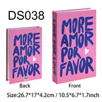 Luxury Fake Books Home Decoration Accessories for Living Room Fashion Fake Book Storage Box Simple Nordic Coffee Table Books