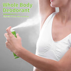 LUNOON Whole Body Deodorant Spray 100ml - Multi-Use for Underarms, Feet & More, 72-Hour Odor Control & Freshness