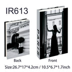 Luxury Fake Books Home Decoration Accessories for Living Room Fashion Fake Book Storage Box Simple Nordic Coffee Table Books