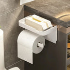 Plastic Toilet Paper Holder Storage Rack Bathroom Towel Placement of Seasoning bottles Bathroom Wall Roll of Paper Phone Storage