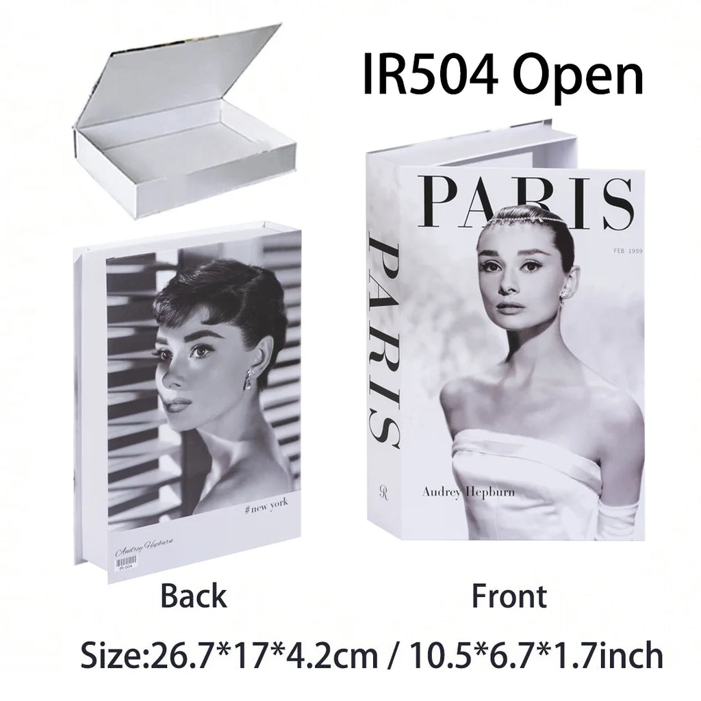 Luxury Fake Books Home Decoration Accessories for Living Room Fashion Fake Book Storage Box Simple Nordic Coffee Table Books