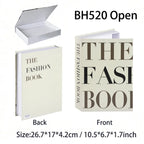 Luxury Fake Books Home Decoration Accessories for Living Room Fashion Fake Book Storage Box Simple Nordic Coffee Table Books