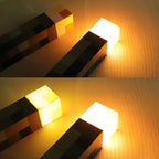 11.5 Inch Brownstone Torch Led Night Lights USB Rechargeable Table Light Game Room Decoration Lamp Kids Birthday Gifts Toy Lamps