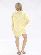Trouser Shorts, Yellow stripes