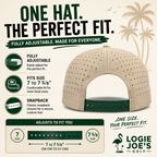 Pocket Aces Golf Hat | Snapback Cap | Built-in Magnetic Ball Marker Holder + Marker Included | Adjustable Gray & Black