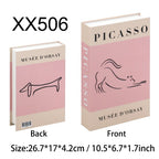 Luxury Fake Books Home Decoration Accessories for Living Room Fashion Fake Book Storage Box Simple Nordic Coffee Table Books