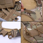Tactical Camouflage Dog Vest Harness for Medium and Large Dogs，Easy Control and Comfortable for Hiking ，Training, and Outdoor