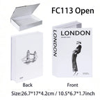 Luxury Fake Books Home Decoration Accessories for Living Room Fashion Fake Book Storage Box Simple Nordic Coffee Table Books