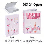 Luxury Fake Books Home Decoration Accessories for Living Room Fashion Fake Book Storage Box Simple Nordic Coffee Table Books