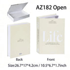Luxury Fake Books Home Decoration Accessories for Living Room Fashion Fake Book Storage Box Simple Nordic Coffee Table Books