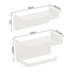 Plastic Toilet Paper Holder Storage Rack Bathroom Towel Placement of Seasoning bottles Bathroom Wall Roll of Paper Phone Storage