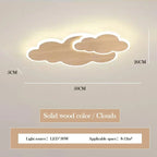 AuroraRealm Children's Bedroom LED Ceiling Lamp Creative White Cloud Boy Girl Study Fixture Lustre Home Decor Living Room Lights