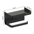 Plastic Toilet Paper Holder Storage Rack Bathroom Towel Placement of Seasoning bottles Bathroom Wall Roll of Paper Phone Storage