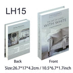 Luxury Fake Books Home Decoration Accessories for Living Room Fashion Fake Book Storage Box Simple Nordic Coffee Table Books
