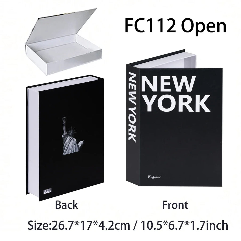 Luxury Fake Books Home Decoration Accessories for Living Room Fashion Fake Book Storage Box Simple Nordic Coffee Table Books