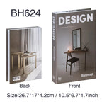 Luxury Fake Books Home Decoration Accessories for Living Room Fashion Fake Book Storage Box Simple Nordic Coffee Table Books