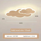 AuroraRealm Children's Bedroom LED Ceiling Lamp Creative White Cloud Boy Girl Study Fixture Lustre Home Decor Living Room Lights