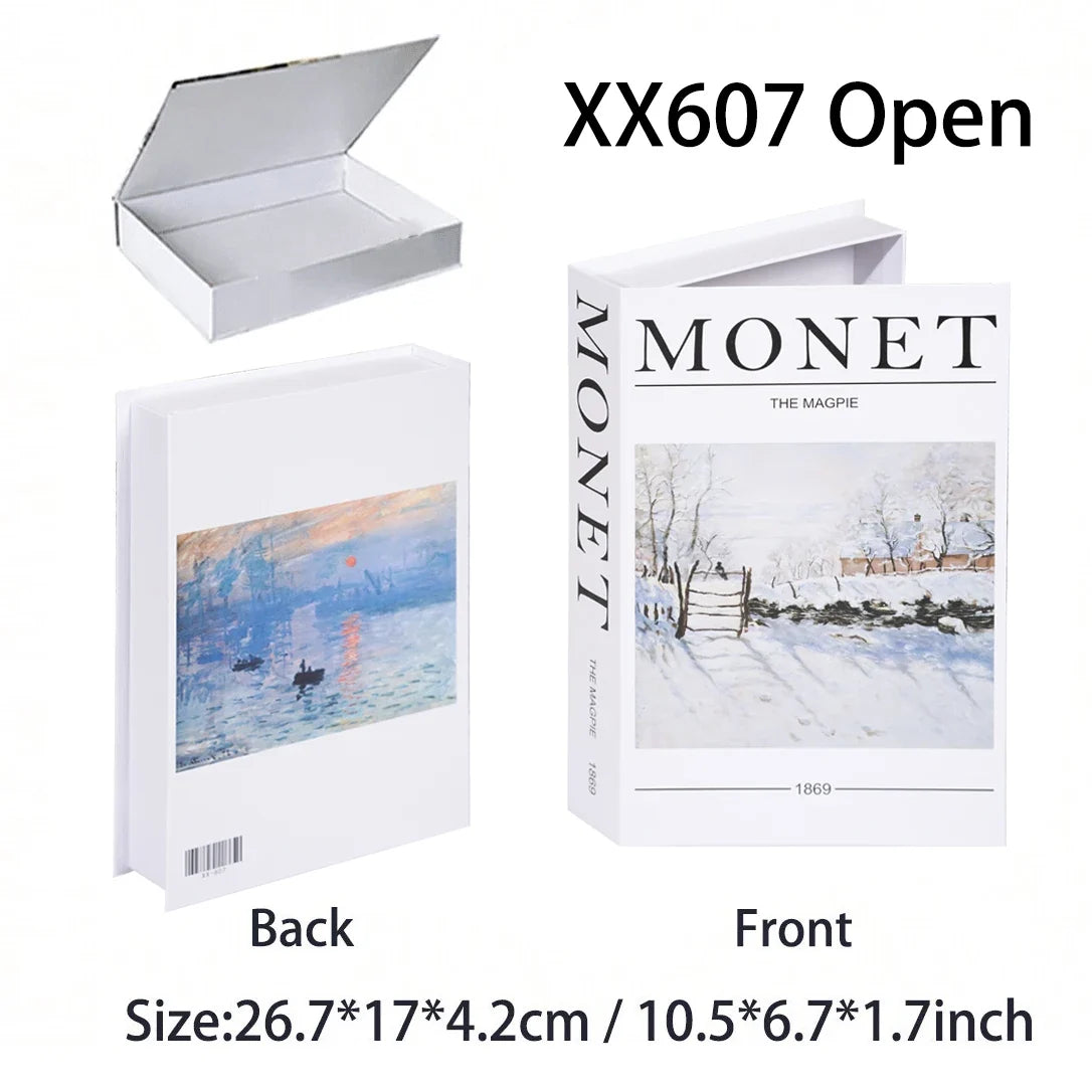 Luxury Fake Books Home Decoration Accessories for Living Room Fashion Fake Book Storage Box Simple Nordic Coffee Table Books