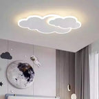 AuroraRealm Children's Bedroom LED Ceiling Lamp Creative White Cloud Boy Girl Study Fixture Lustre Home Decor Living Room Lights