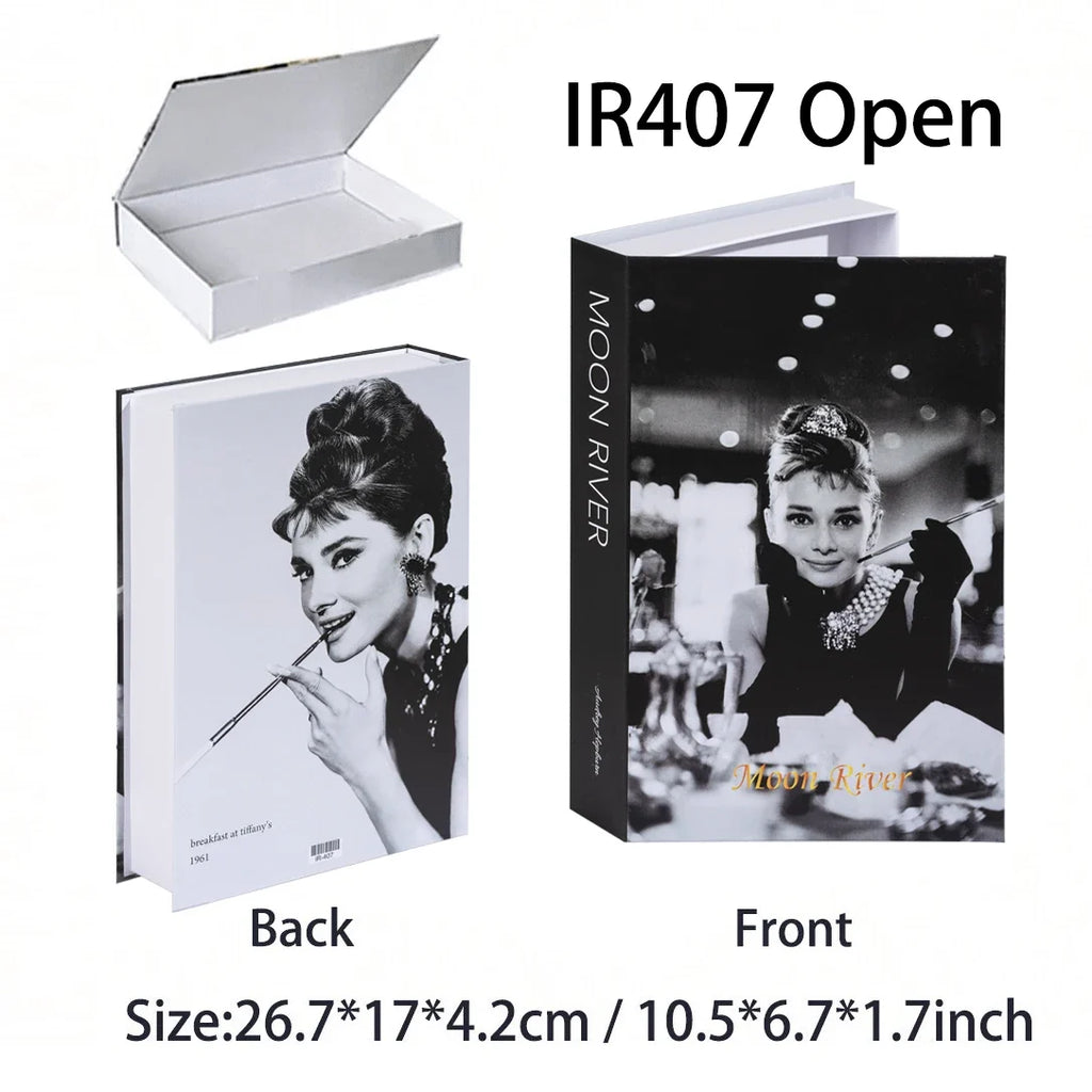 Luxury Fake Books Home Decoration Accessories for Living Room Fashion Fake Book Storage Box Simple Nordic Coffee Table Books