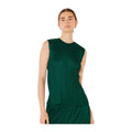 Pleated sleeveless tank top - T01SL_Hunter Green